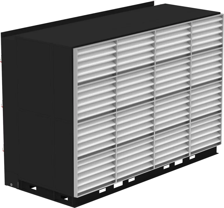Close control air conditioners for installation in service corridors
